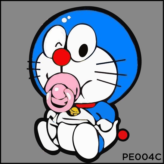 Sticker PET in chuyển nhiệt - hình ủi lên vải - nón - áo - quần phim hoạt hình - cartoon Autono1 PE004