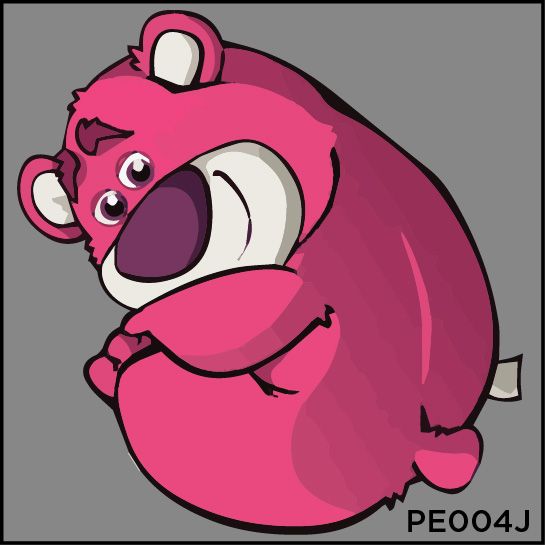 Sticker PET in chuyển nhiệt - hình ủi lên vải - nón - áo - quần phim hoạt hình - cartoon Autono1 PE004