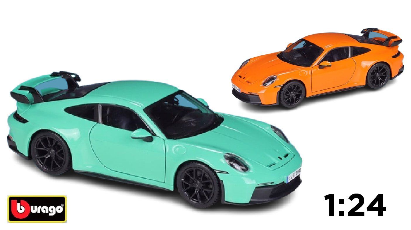 Mô hình xe Porsche 911 GT3 đánh lái được 1:24 Bburago 18-21104 GN OT059