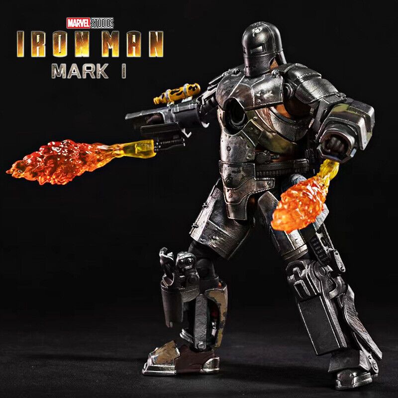 Mô hình nhân vật Marvel Iron man người sắt MK1 Mark I SHF tỉ lệ 1:10 18CM ZD Toys FG262