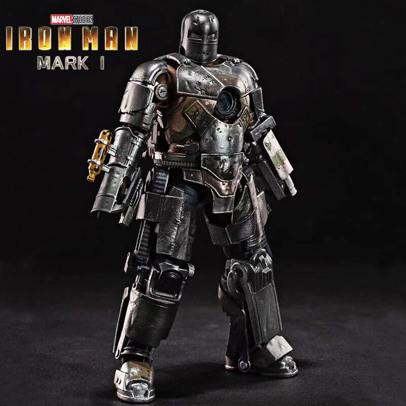 Mô hình nhân vật Marvel Iron man người sắt MK1 Mark I SHF tỉ lệ 1:10 18CM ZD Toys FG262
