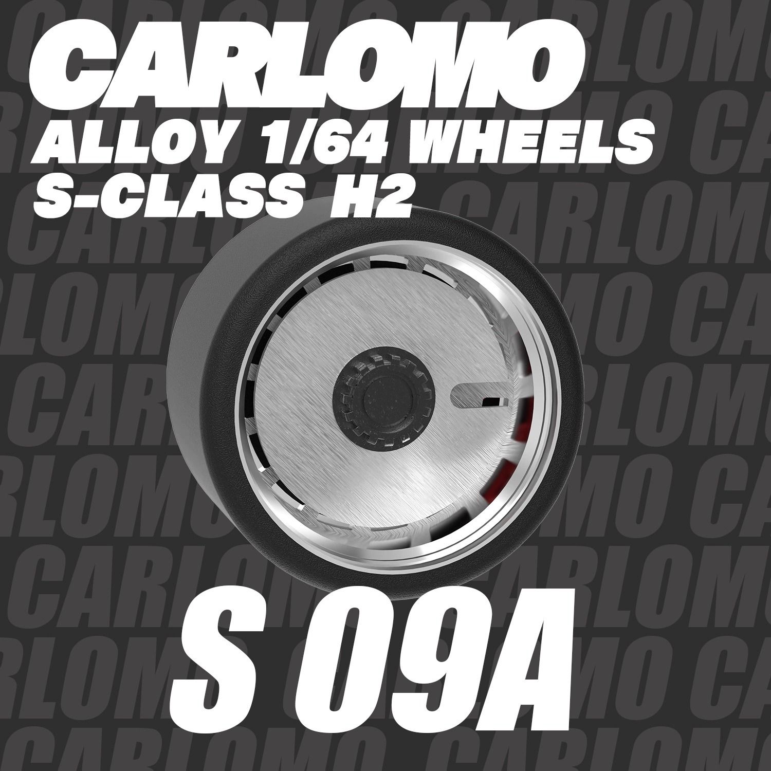 Phụ kiện độ bánh cho xe mô hình Carlomo Wheels S-Class kích thước 9,5mm bằng kim loại tỉ lệ 1:64 Carlomo S0