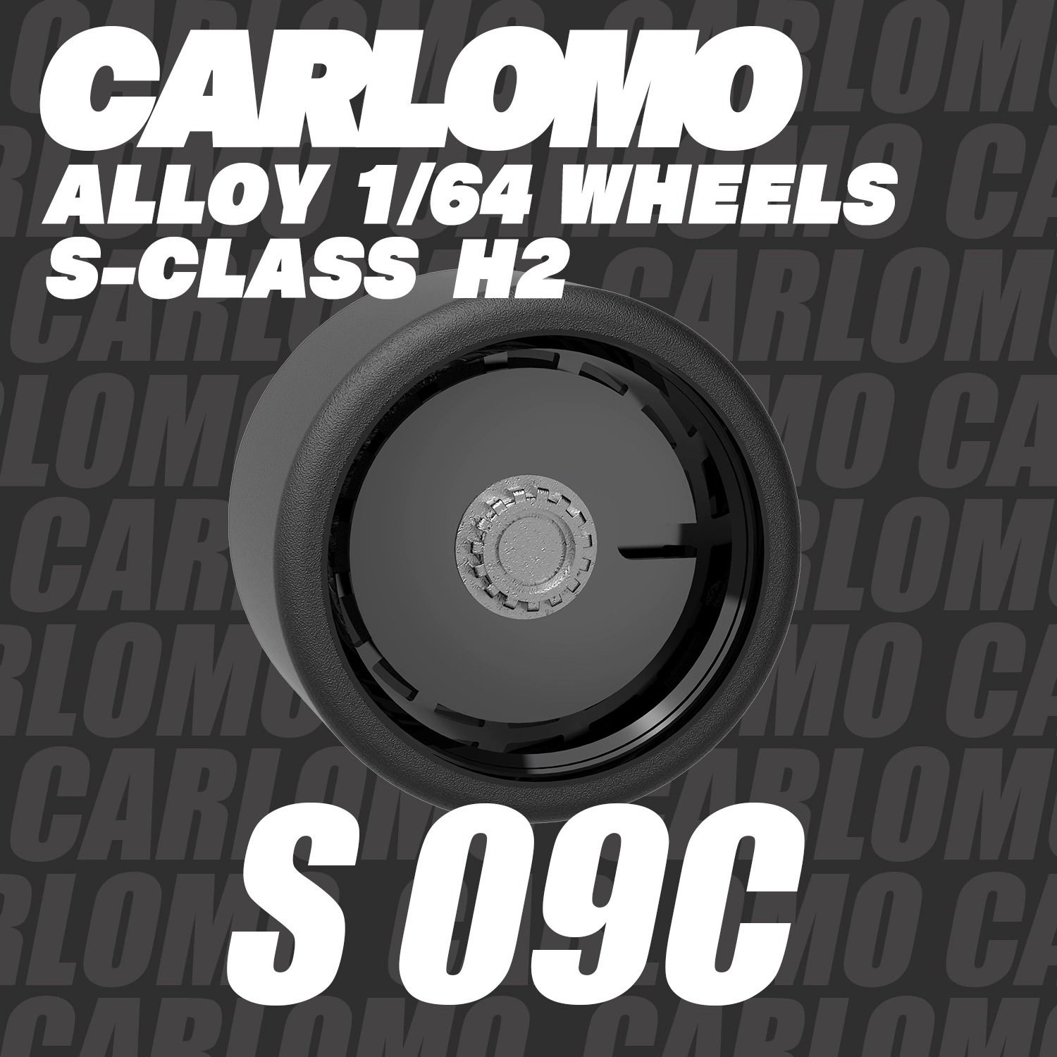 Phụ kiện độ bánh cho xe mô hình Carlomo Wheels S-Class kích thước 9,5mm bằng kim loại tỉ lệ 1:64 Carlomo S0