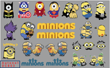  Decal nước mô hình máy bay Minions dán mọi nền màu Autono1 DC803 