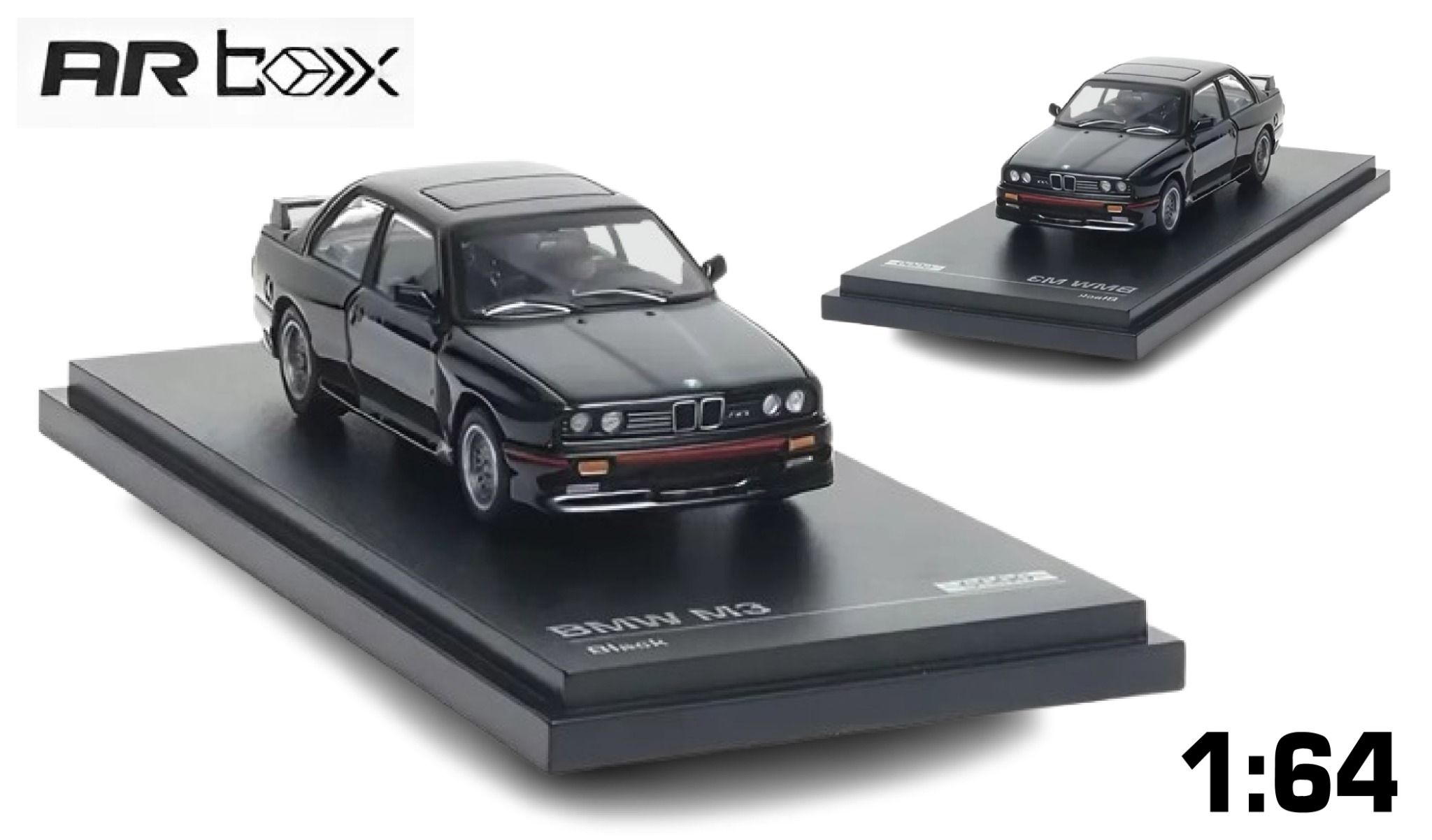 Mô hình xe BMW 3 Series 3 Series M3 1st generation Mk1 E30 Sedan version tỉ lệ 1:64 AR box OT64392
