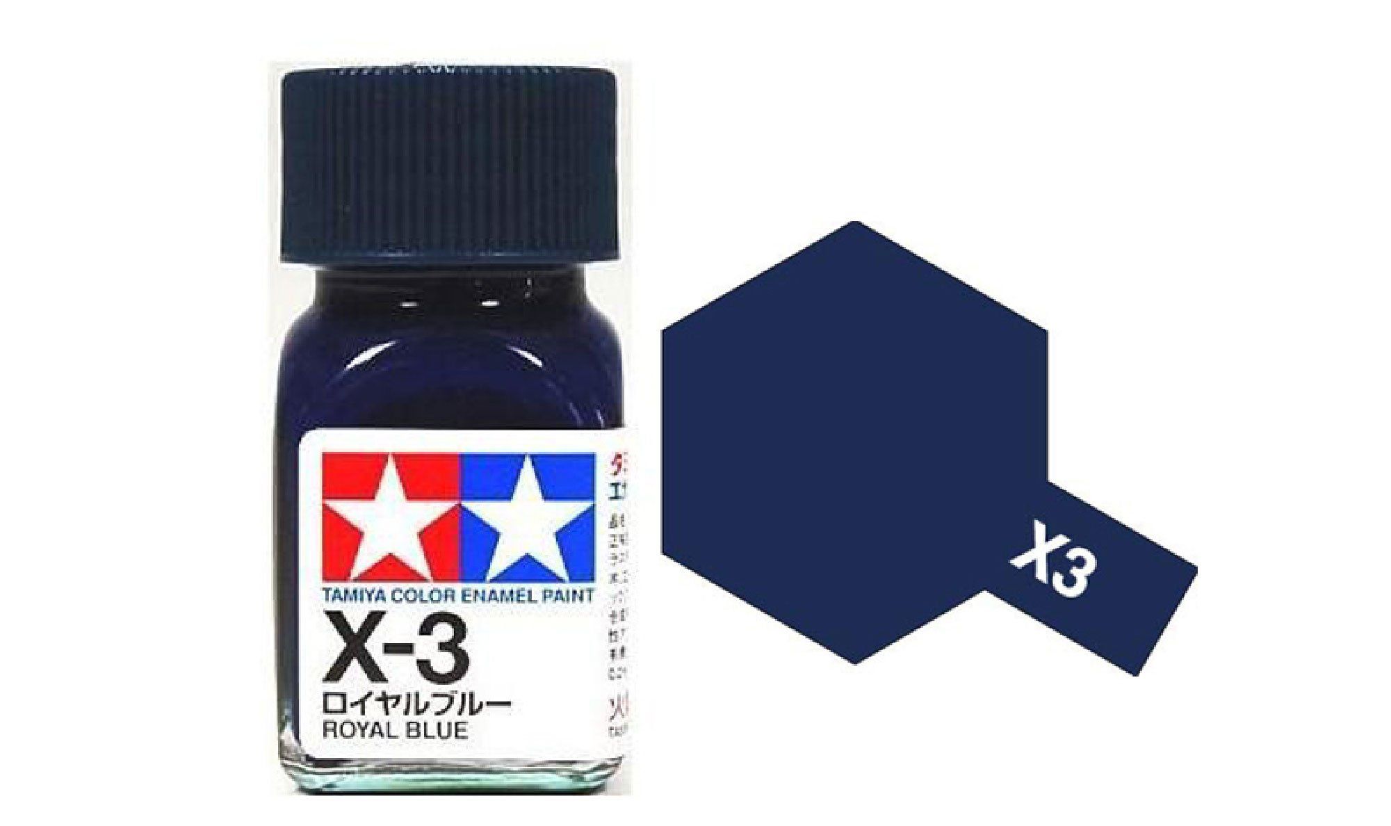 Enamel x3 royal blue sơn mô hình màu xanh dương 10ml Tamiya 80003