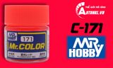  Lacquer c171 flourescent red sơn mô hình màu đỏ neon 10ml Mr.Hobby C171 