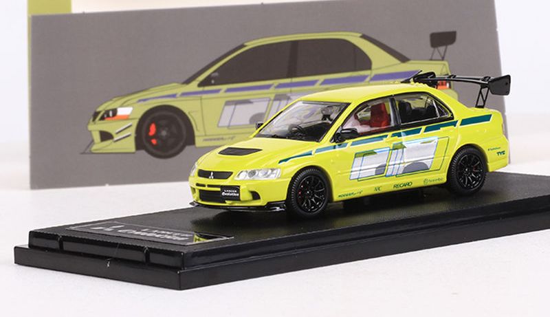 Mô hình xe Mitsubishi Lancer EVO IX 9th Generation tỉ lệ 1:64 Speed GT Model