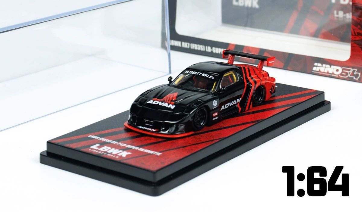 Mô hình xe LBWK Mazda RX7 (FD3S) LB-Super Silhouette