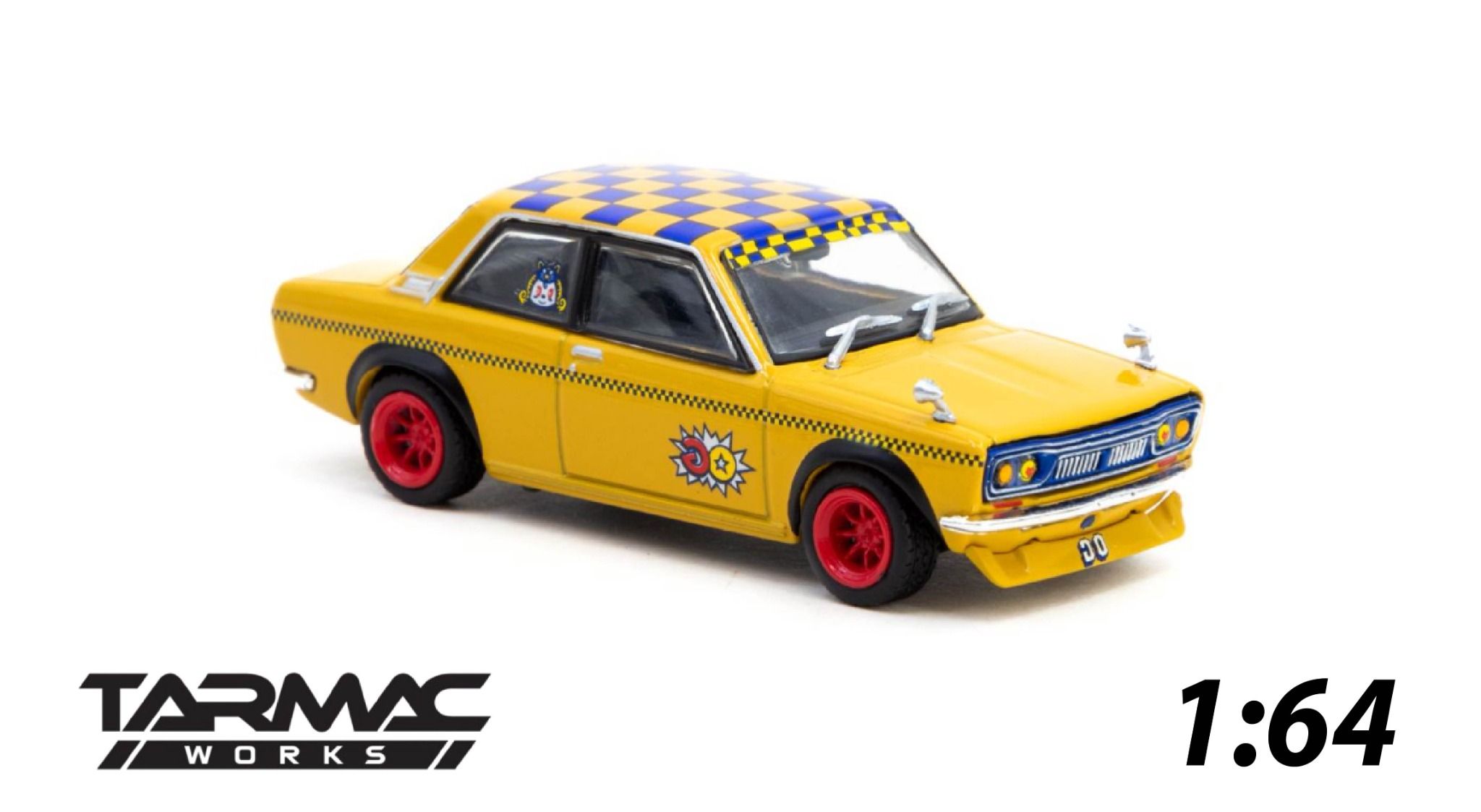 Mô hình xe Datsun 510 Tarmac tỉ lệ 1:64 T64-052-OG