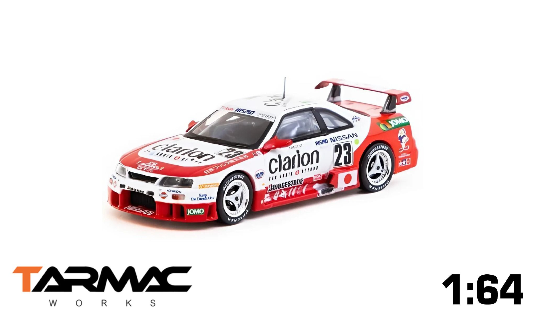Mô hình xe Nissan NISMO GT-R LM 24h of Le Mans 1995 Presentation tỉ lệ 1:64 Tarmac Works T64-067-95LM23