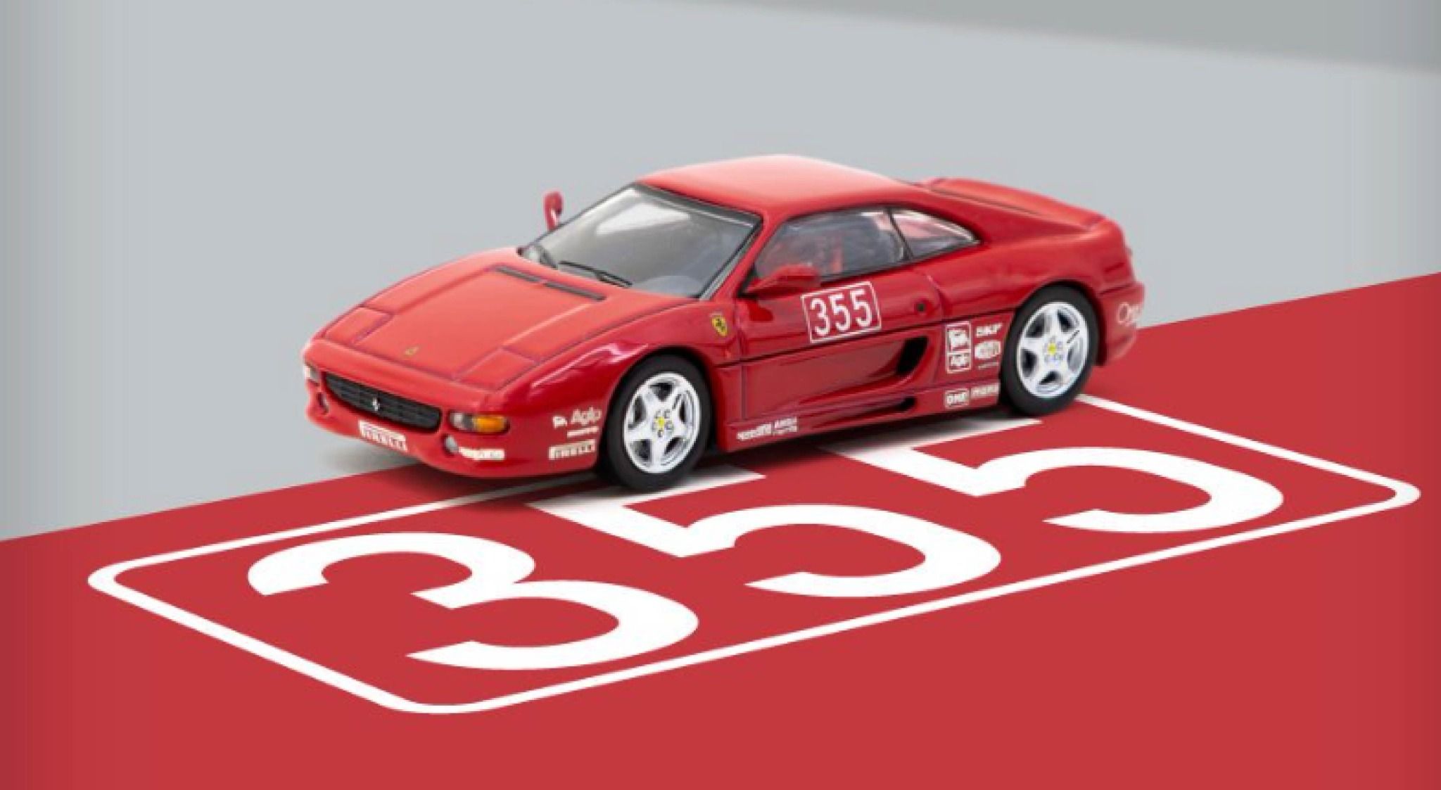 Mô hình xe Ferrari F355 Challenge, Presentation Tarmac tỉ lệ 1:64 T64-083-FRE