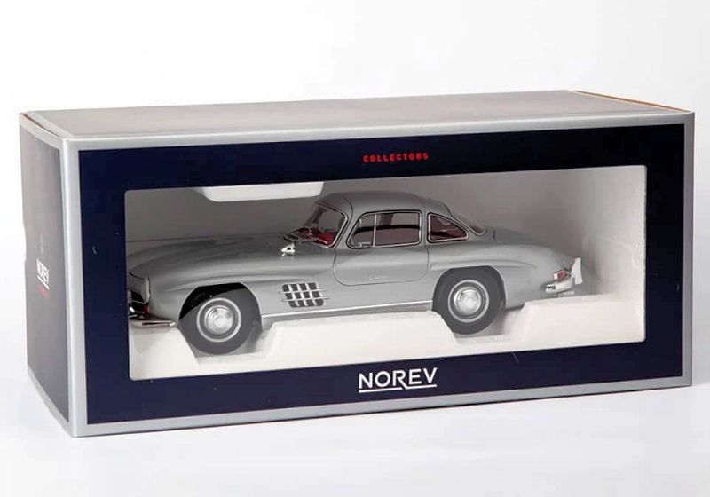  Mô hình xe Mercedes Benz 300SL 1954 Silver 1:18 Norev OT066 