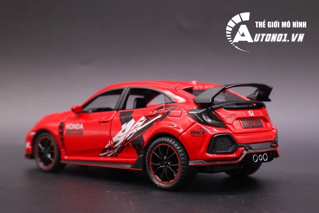 MÔ HÌNH XE HONDA CIVIC HATCHBACK LIMITED TYPE R 1:32 DOUBLE HORSES 7077