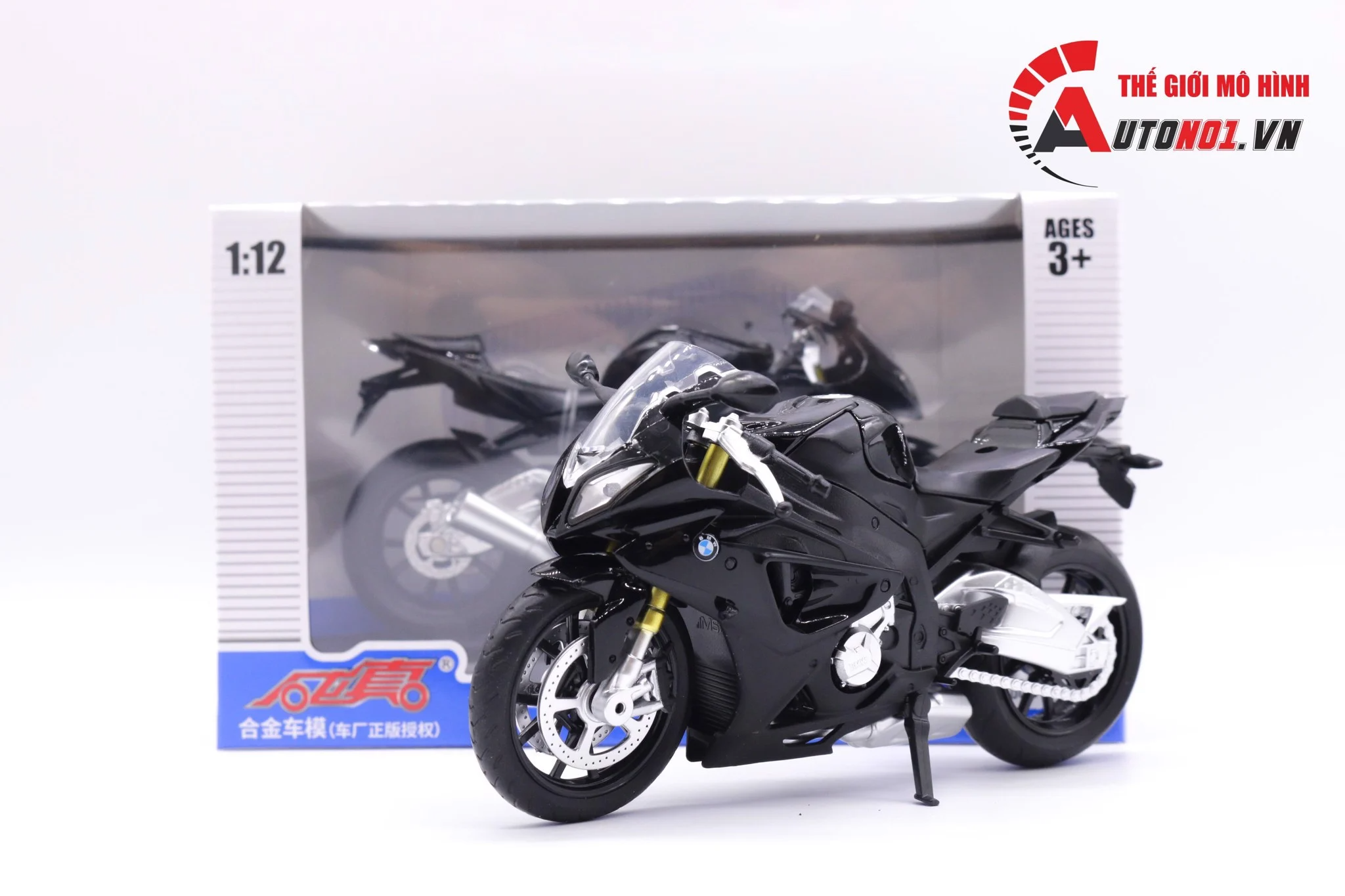 Mô hình xe Bmw s1000rr 2019 1:12 MSZ 7222