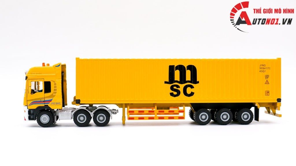  Xe mô hình container chở hàng 1:50 jingbang 7877 