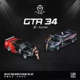  Mô hình xe ô tô Nissan GTR 34 Mazora 33 Chameleon tỉ lệ 1:64 Time micro TM643418 