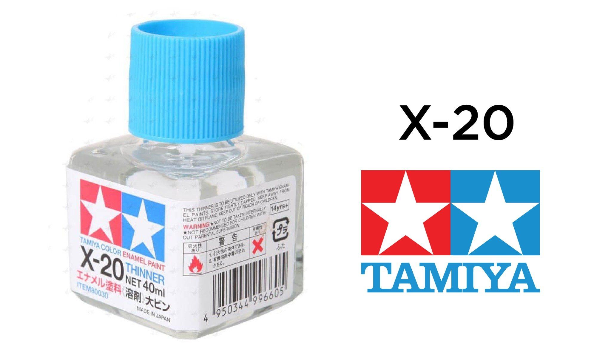  Enamel x20 thinner dung dịch pha sơn thinner gốc enamel 40ml Tamiya 80030 