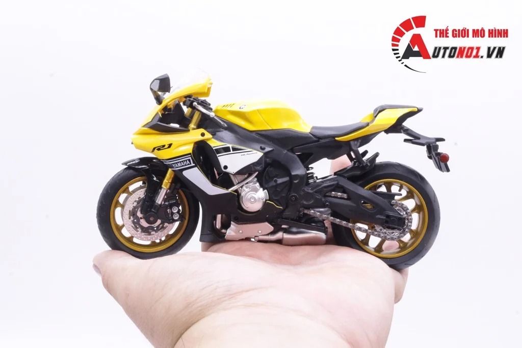 Mô hình xe Yamaha Yzf R1 tỉ lệ 1:12 MSZ MT092