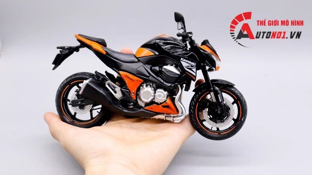  Mô hình xe Kawasaki Z800 1:12 Automaxx 5779 