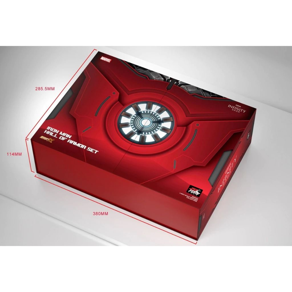 Mô hình nhân vật Marvel bộ 7 người sắt Iron man MK1 - MK7 SHF Iron man Toy sets tỉ lệ 1:18 ( 7cm ) ZD Toys FG288