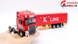  Xe mô hình container chở hàng 1:50 jingbang 7877 