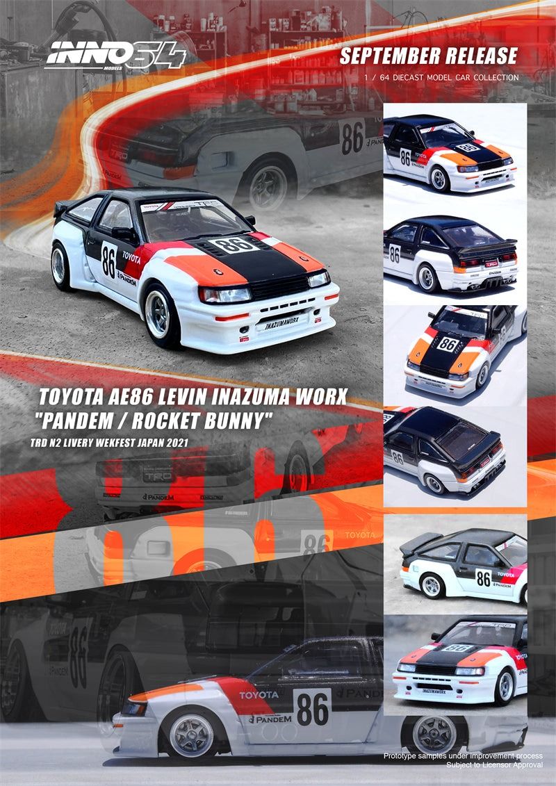 Mô hình xe Toyota AE86 Levin