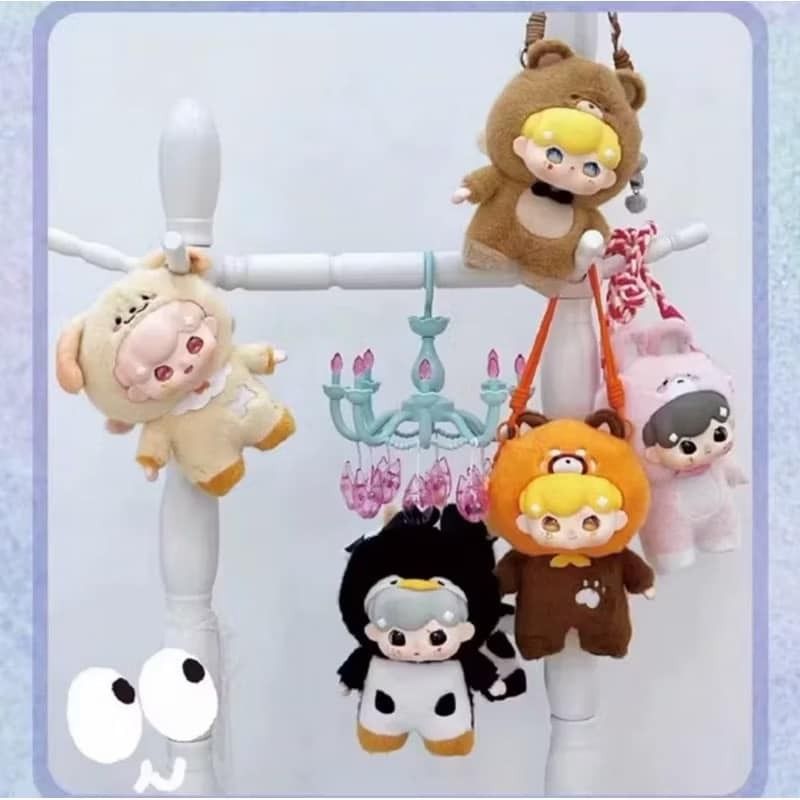 Blind box hộp mù Baby Billie V2 Animal Pyjama Party Vinyl Blind box chính hãng 3Babies TOY BL020