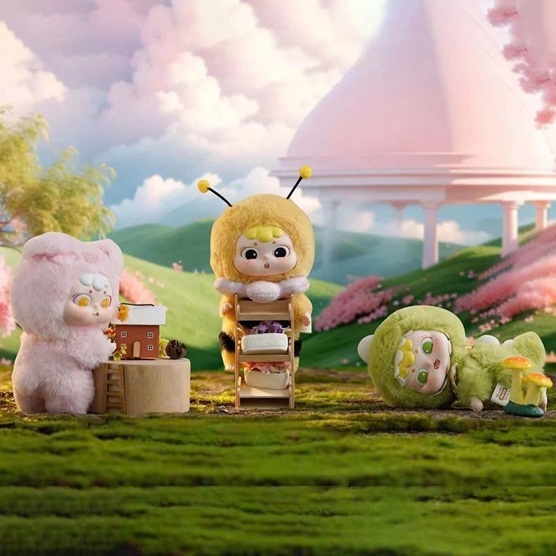 Blind box hộp mù tiệc thú bông Dai's Animal Crazy Daily Plush Vinyl Blind box chính hãng Cute Studio BL016