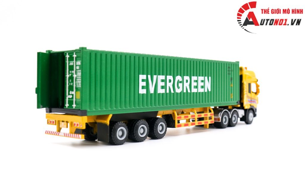 MÔ HÌNH XE CONTAINER CHỞ HÀNG 1:50 JINGBANG 7877A