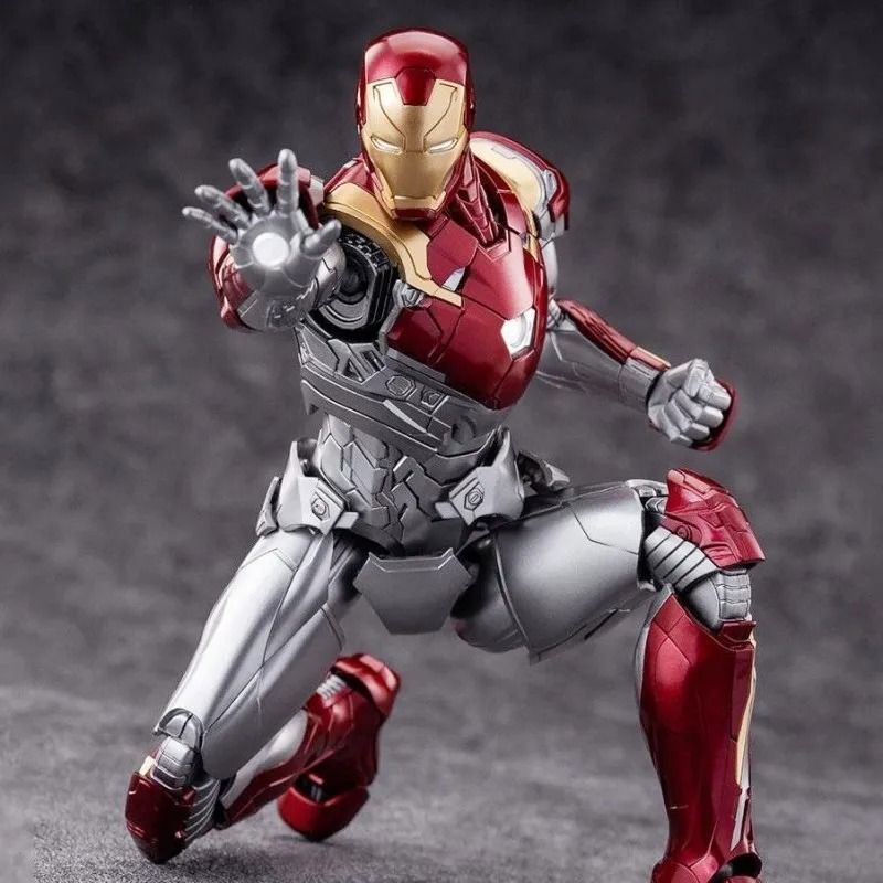 Mô hình nhân vật Marvel Ironman người sắt Iron man Mark 47 MK47 SHF Avengers tỉ lệ 1:10 22CM ZD Toys FG262