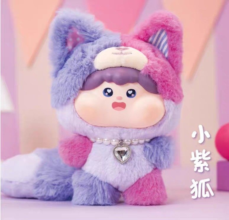 Blind box hộp mù The Fluffy Meatball V2 Cute Plush Blind box chính hãng BecoFun BL017