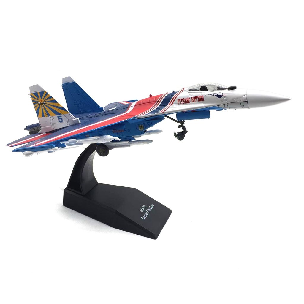 Mô hình máy bay chiến đấu Knight Russian Su-35 2007 tỉ lệ 1:100 Ns models MBQS017