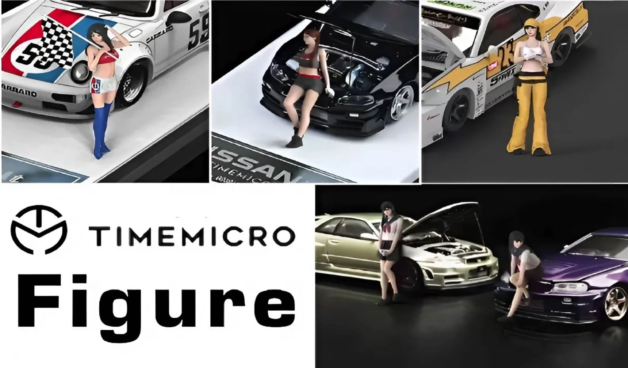 Mô hình nhân vật figure resin tỉ lệ 1:64 Time micro - TPC model