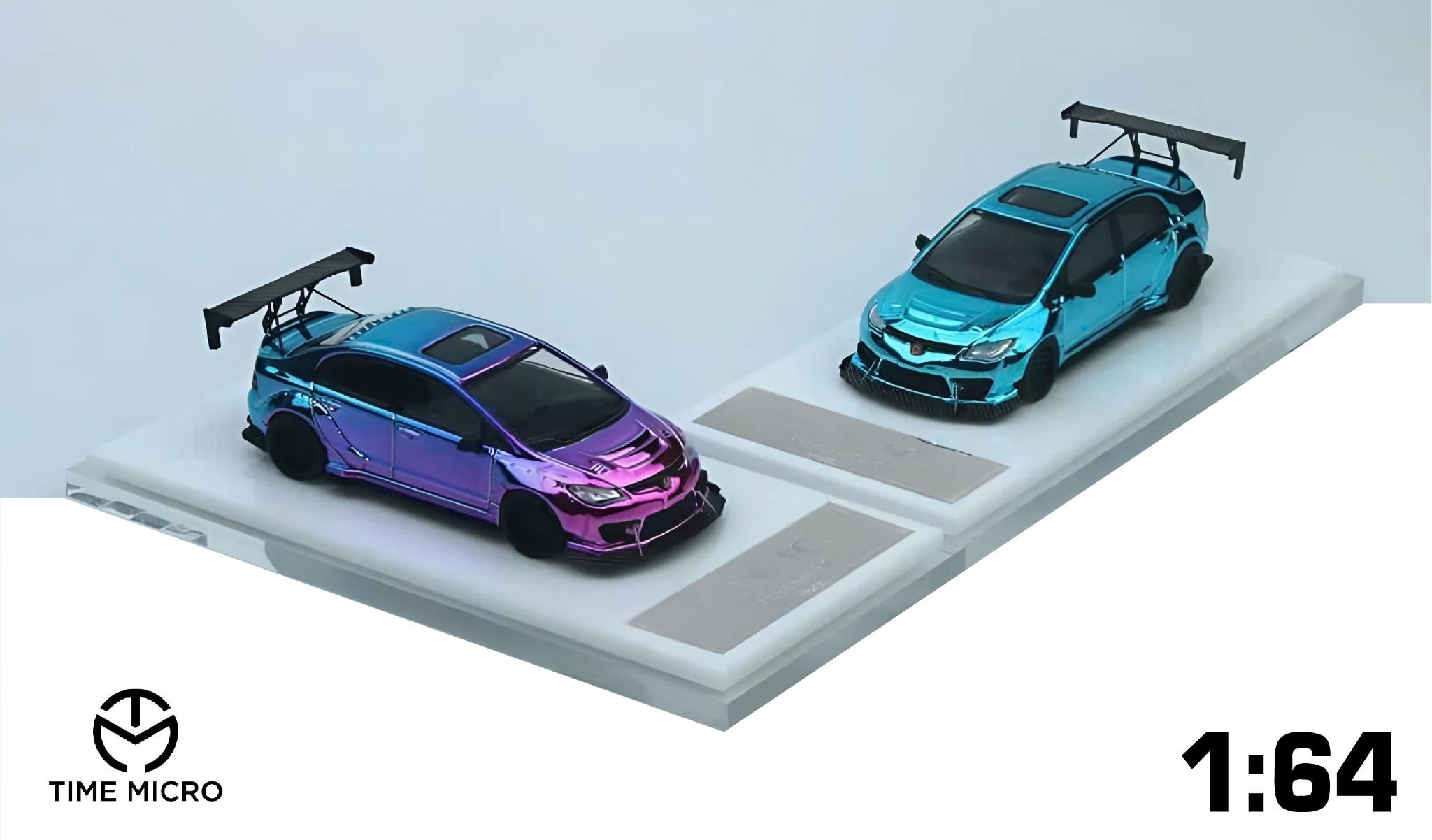 Mô hình xe Honda Civic Upgraded limited to 999 sets tỉ lệ 1:64 Time micro
