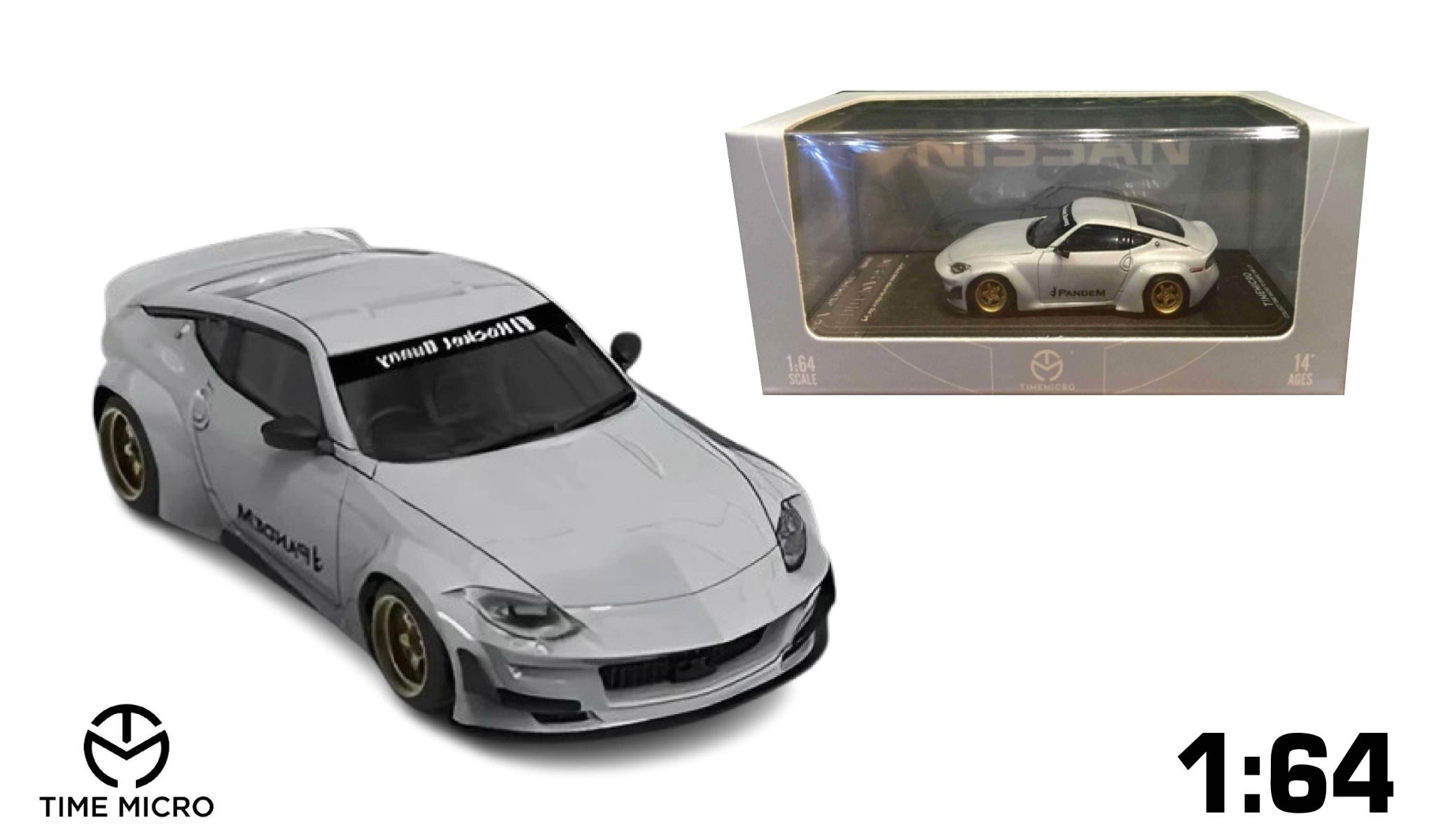 Mô hình xe Nissan 400Z tỉ lệ 1:64 Time Micro TM649103