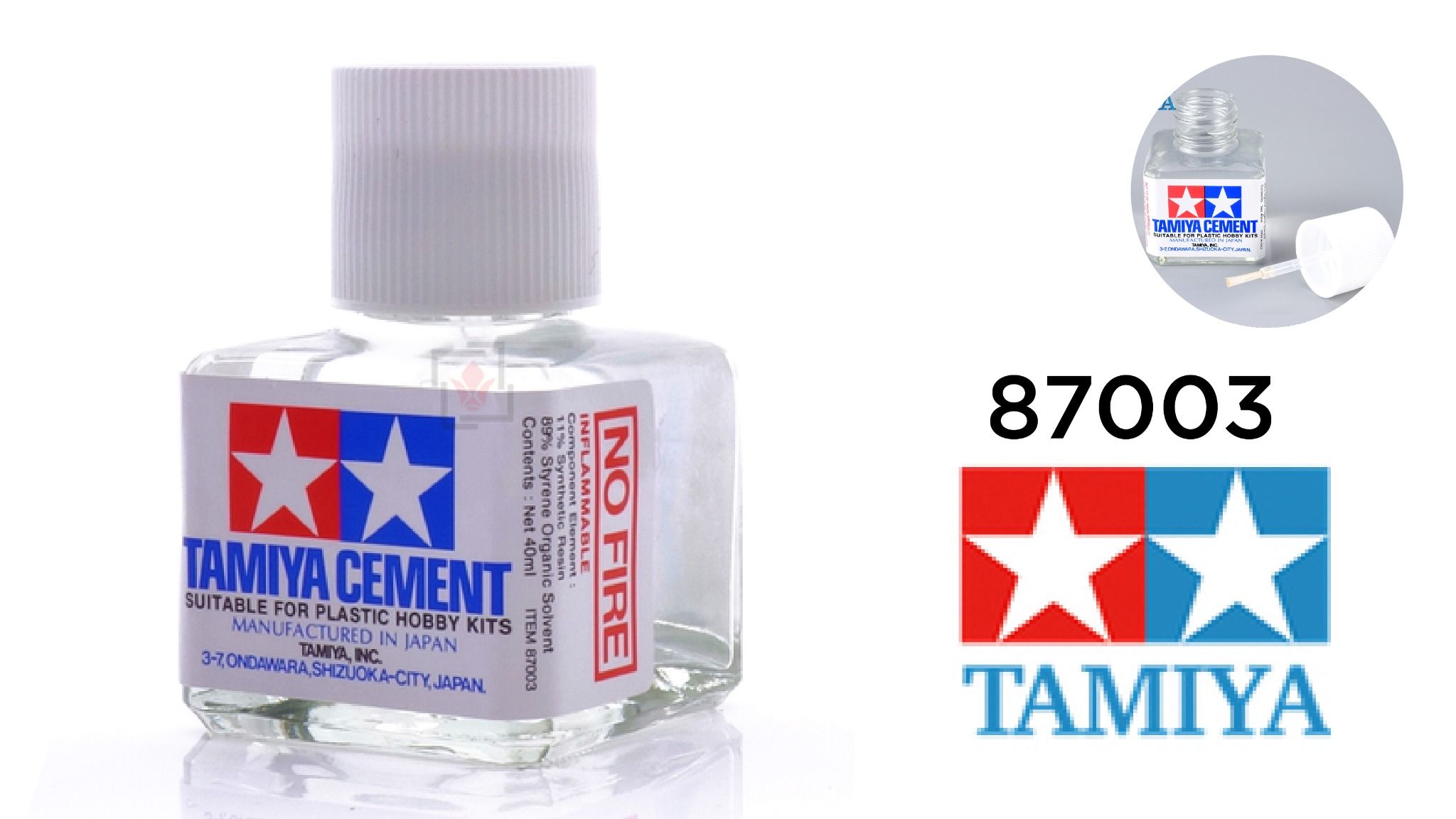  Dung dịch keo Tamiya cement Plastic 40ml 87003 