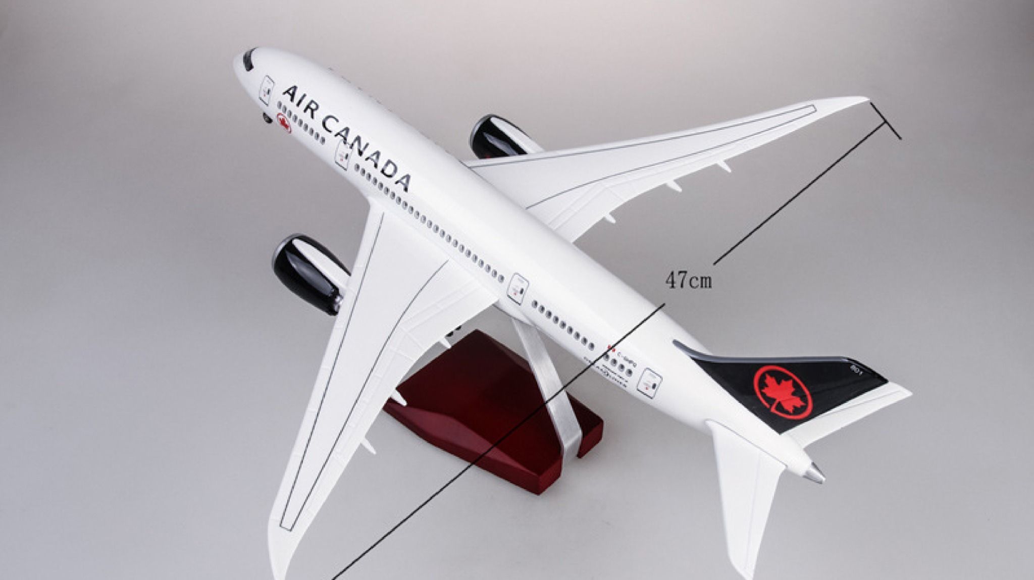 Mô hình máy bay dân dụng Canada Airlines Boeing B787 kích thước 47cm MB47041
