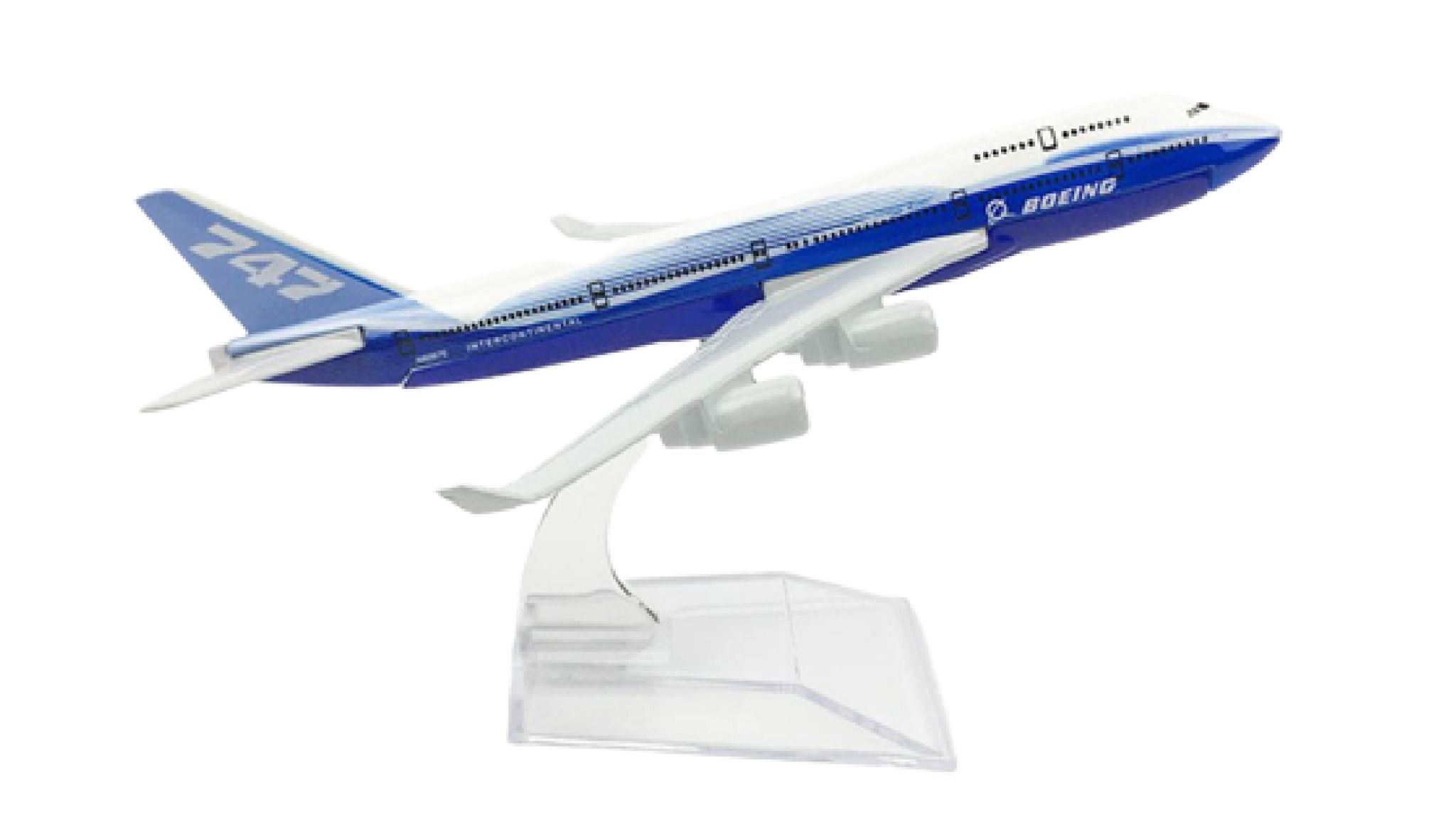Mô hình máy bay Usa Intercontinental Livery Boeing B747-8 16cm MB16033