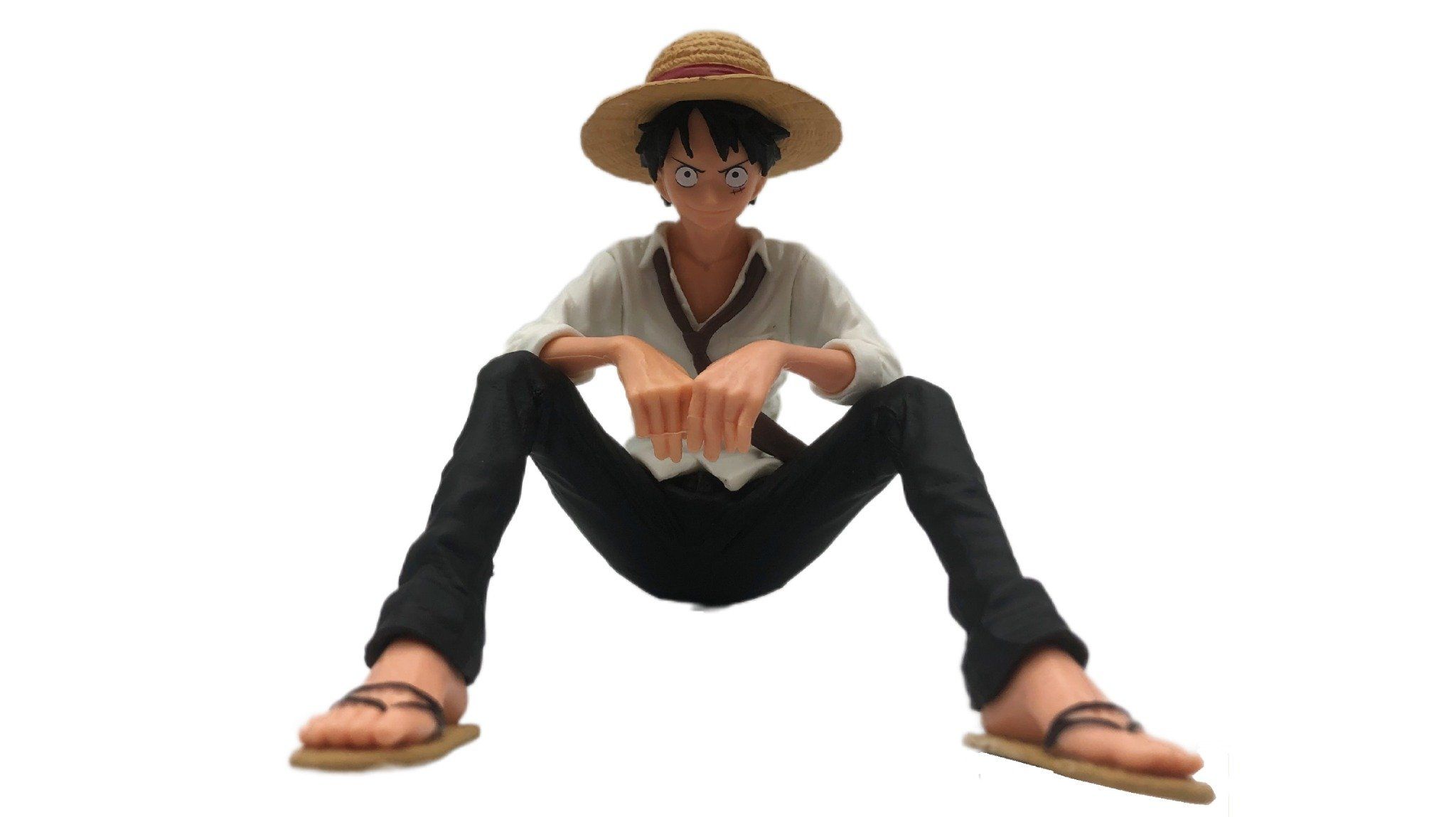 Mô hình nhân vật Onepiece Luffy mặc đồ thư sinh 17cm FG144