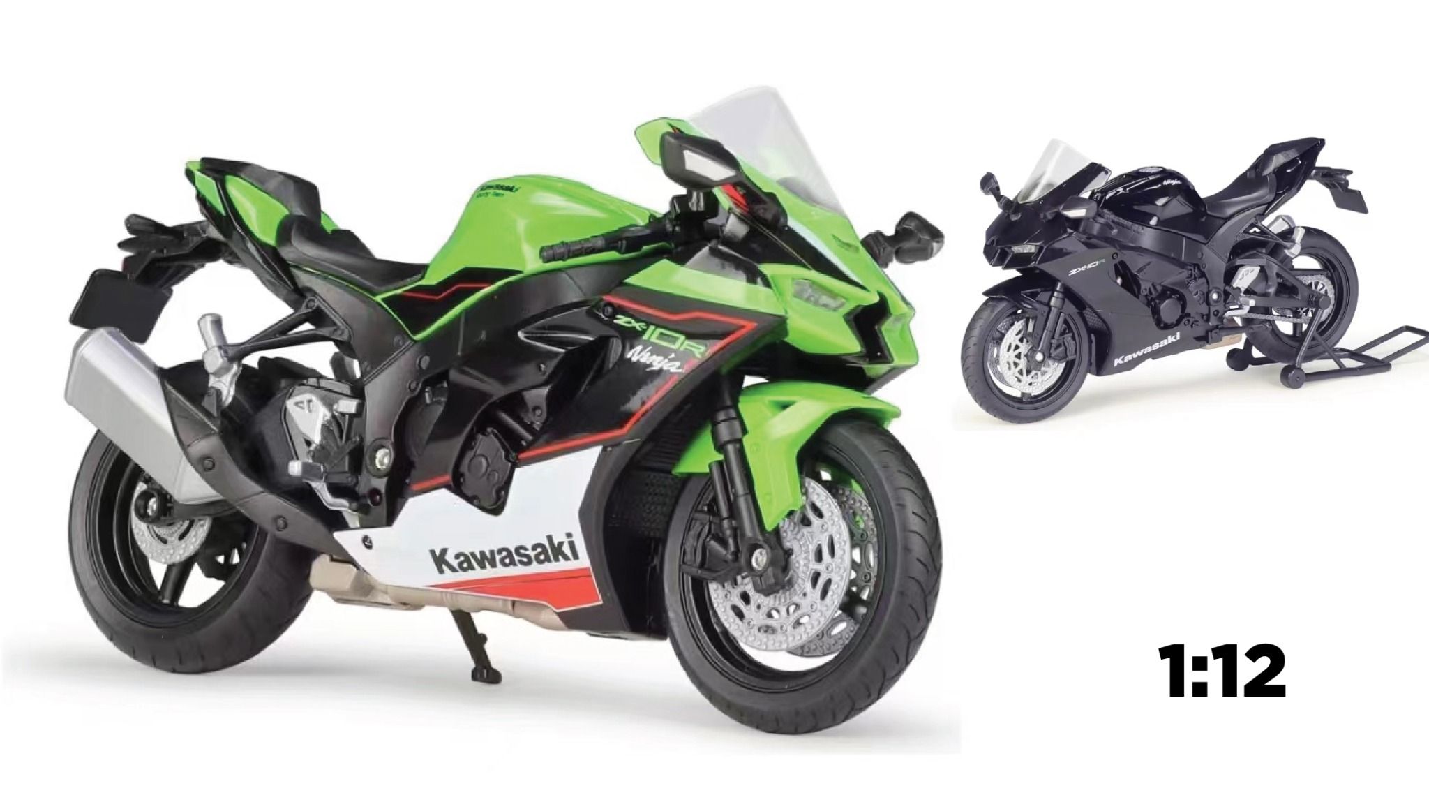 Mô hình xe Kawasaki Ninja ZX-10R 1:12 Welly MT082