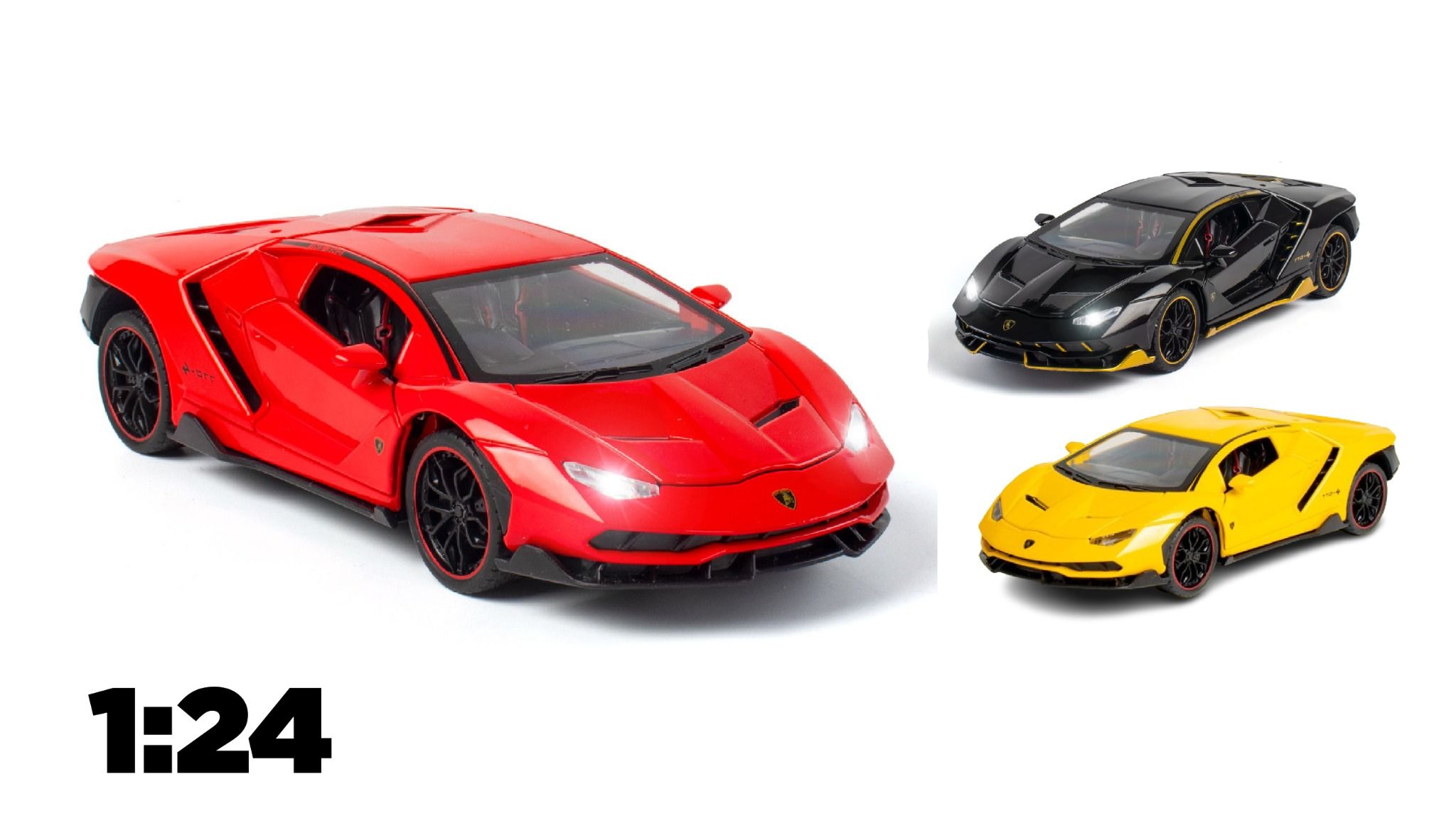 Mô hình xe Lamborghini Centenario Lp770-4 full open 1:24 Chezhi OT571