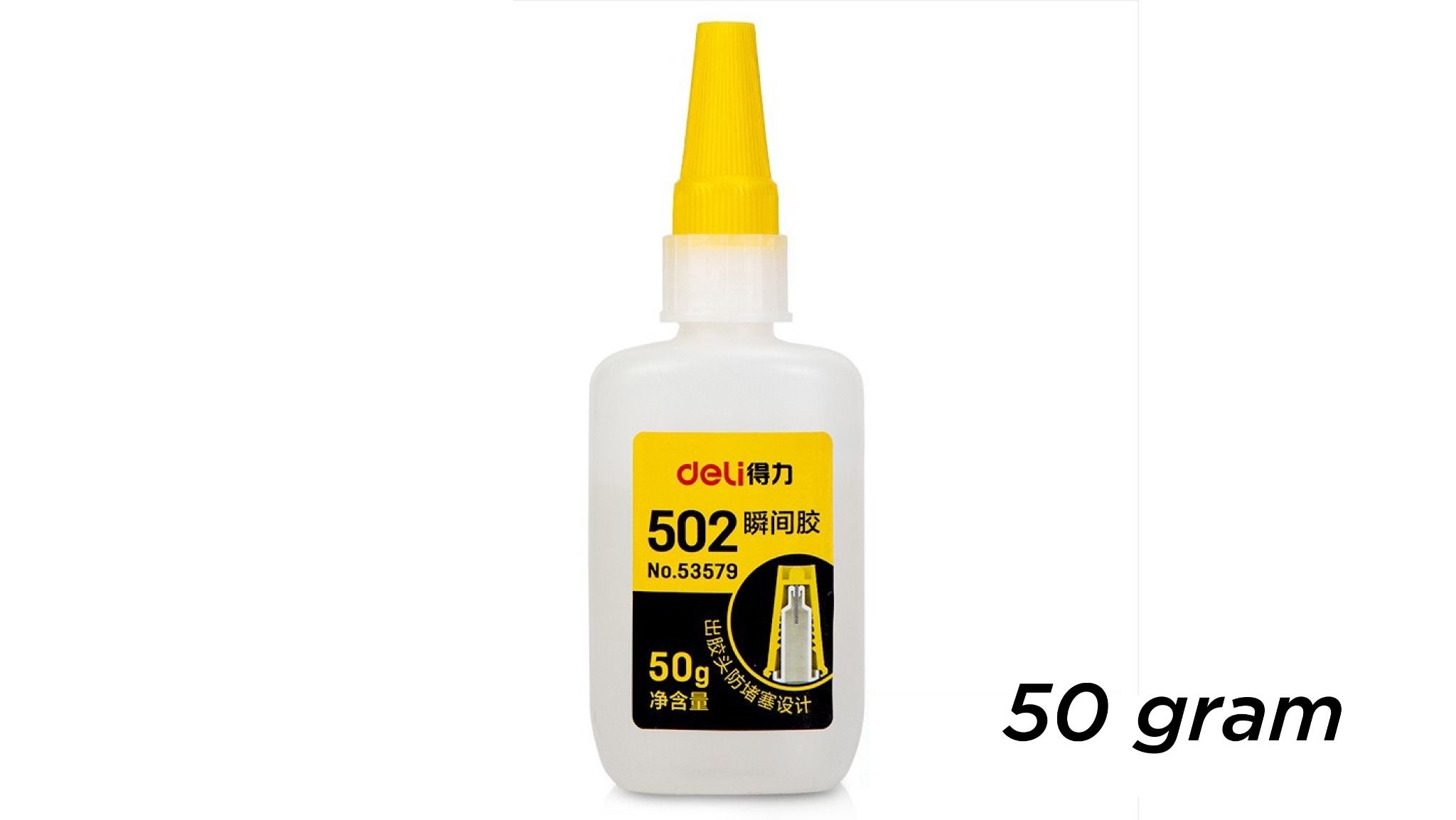 Dung dịch keo dán deli 502 siêu dính đa năng dán sắt, dán gỗ, dán thủy tinh, dán sứ PK315