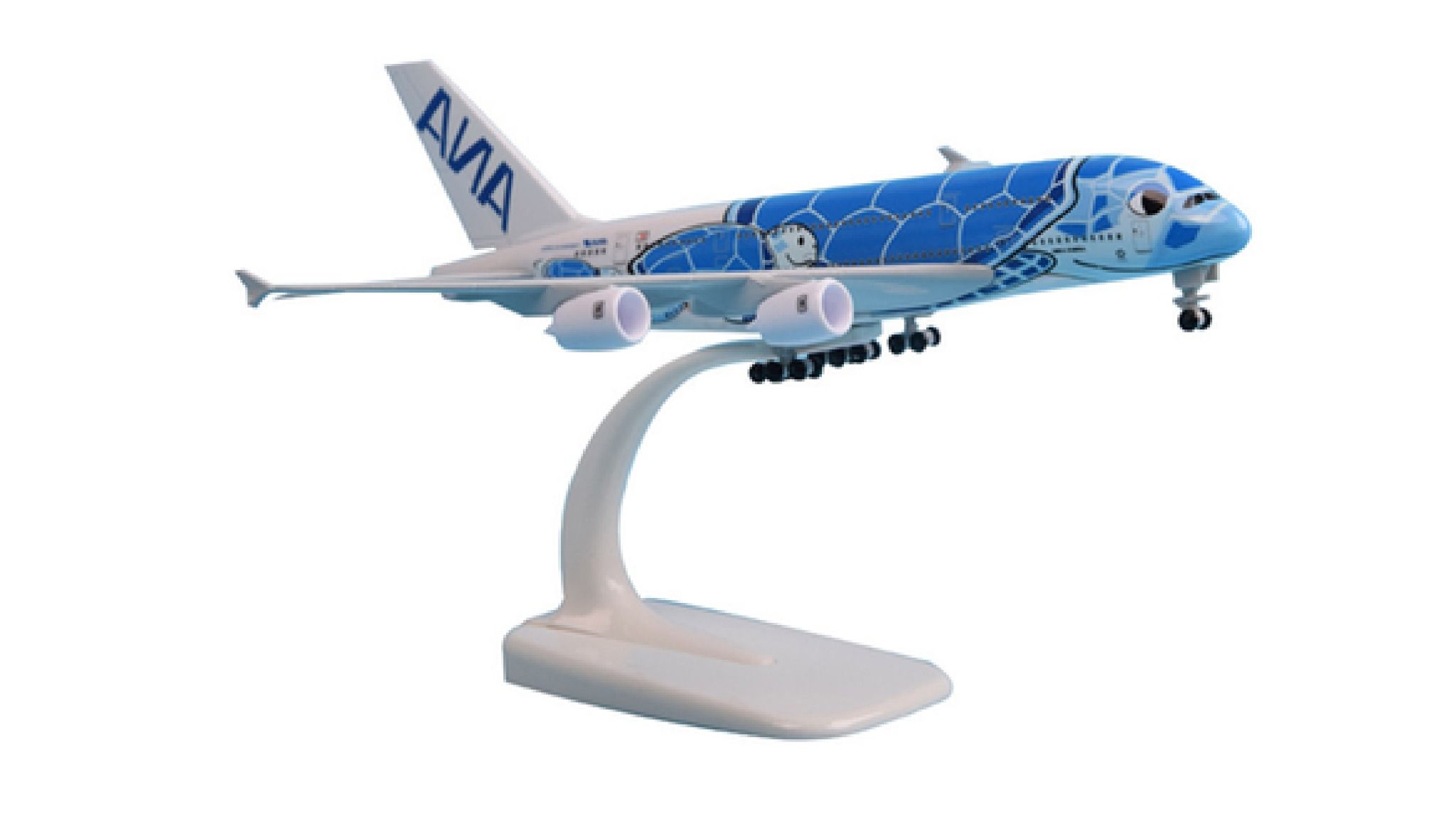 Mô hình máy bay Nhật Bản ANA Airlines Airbus A380 blue kích thước 20cm MB20086