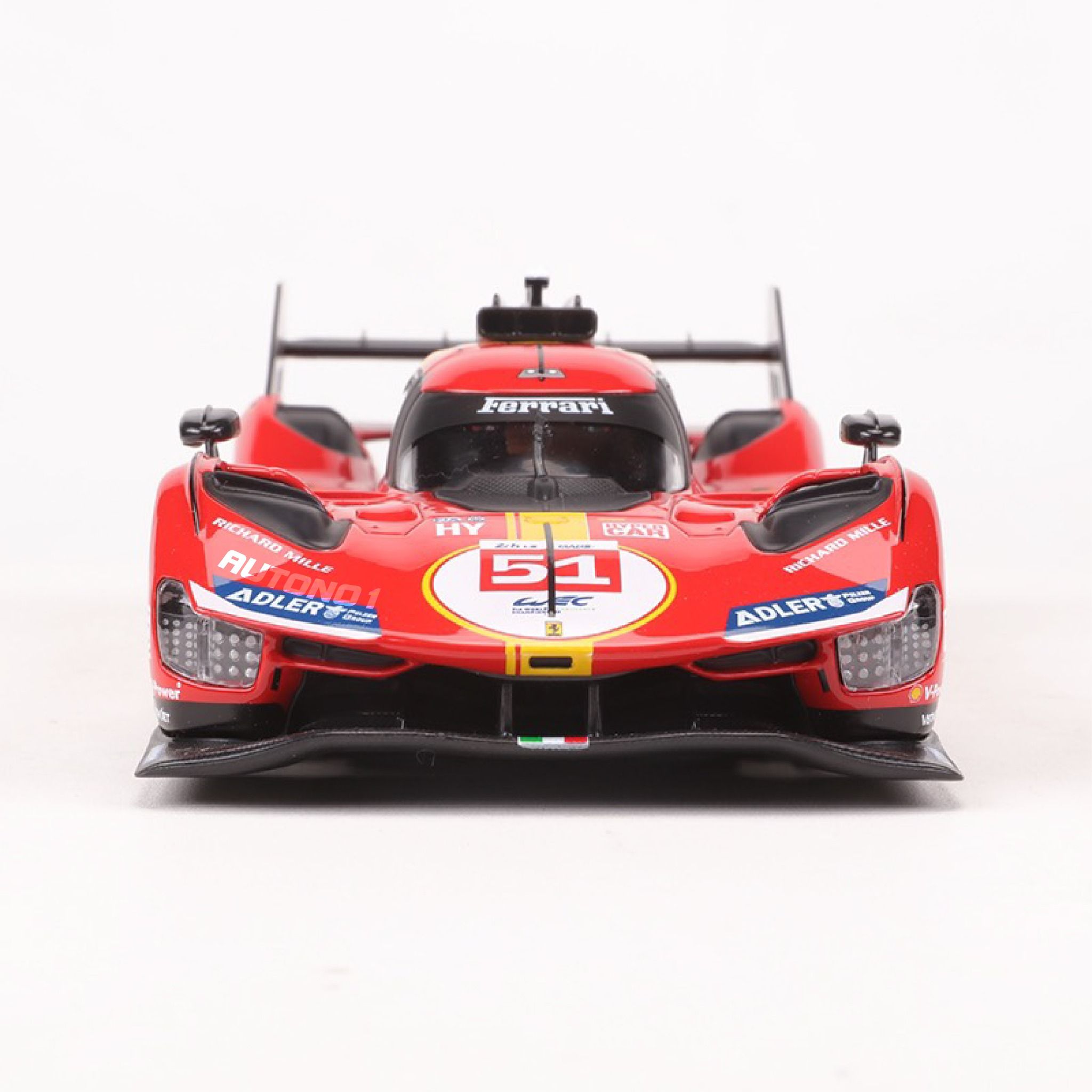 Mô hình xe Ferrari 499P 3.0L turbo V6 #51 team Ferrari Corse 24h Le Mans 2023 tỉ lệ 1:24 Bburago 18-26309 OT467