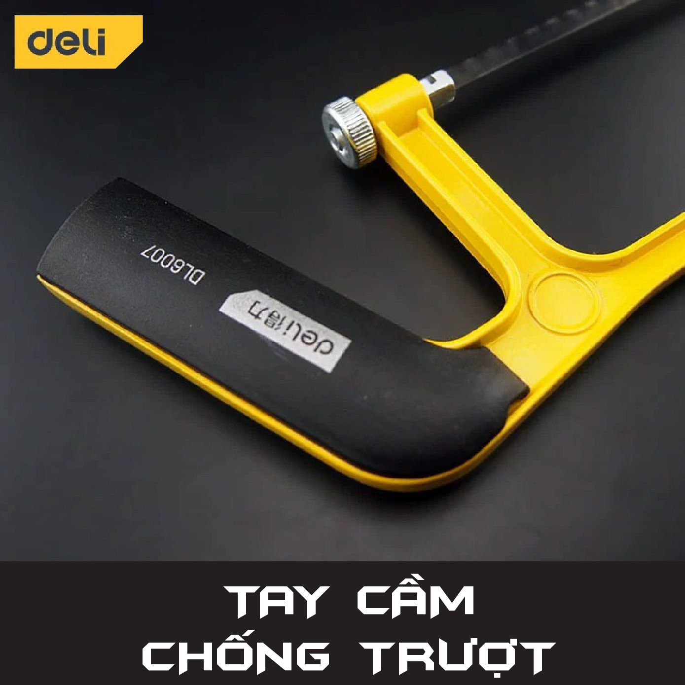 Phụ kiện khung cưa cầm tay mini 6 inch chống trơn trượt Deli PK447