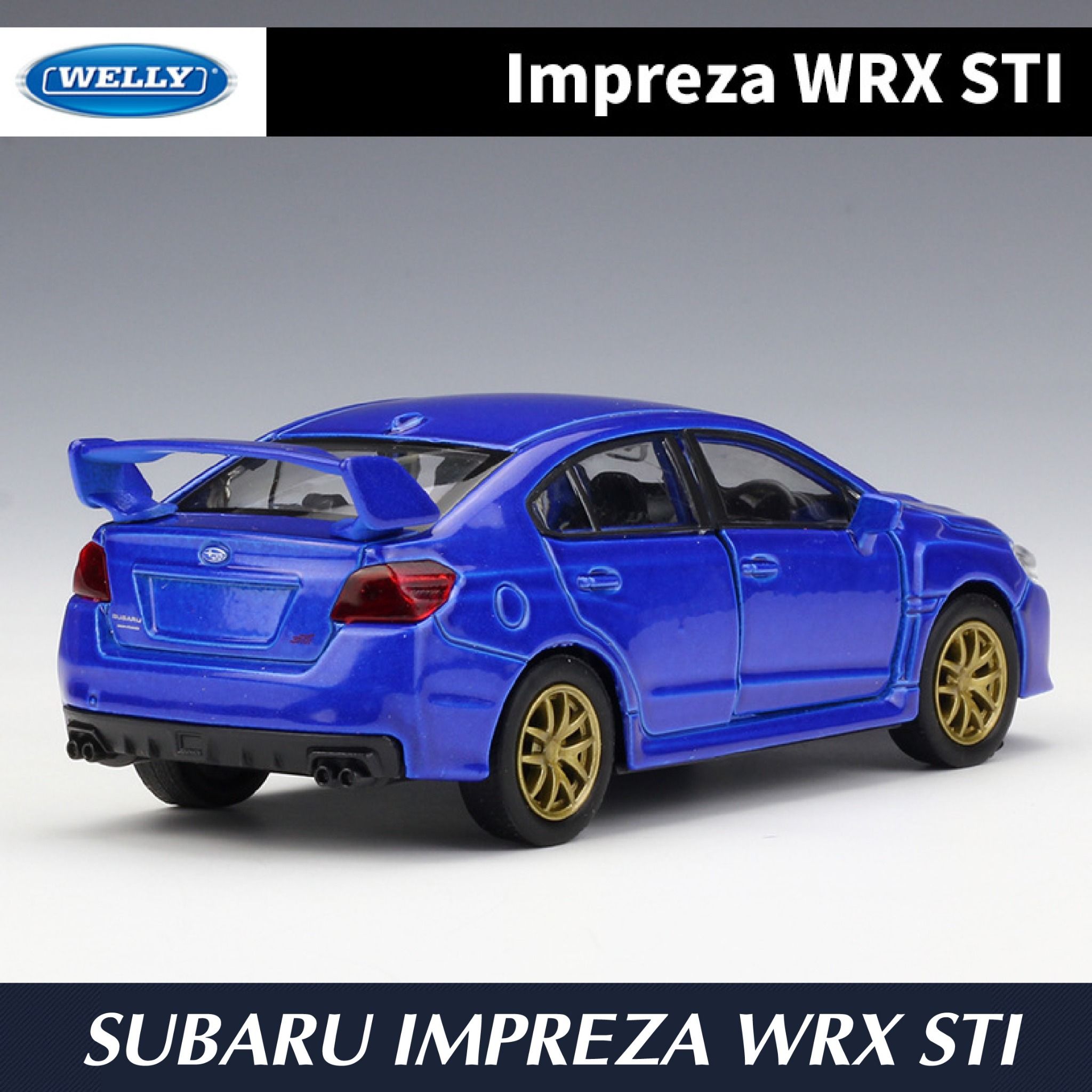 Mô hình xe Subaru Impreza WRX STI 1:36 Welly OT469