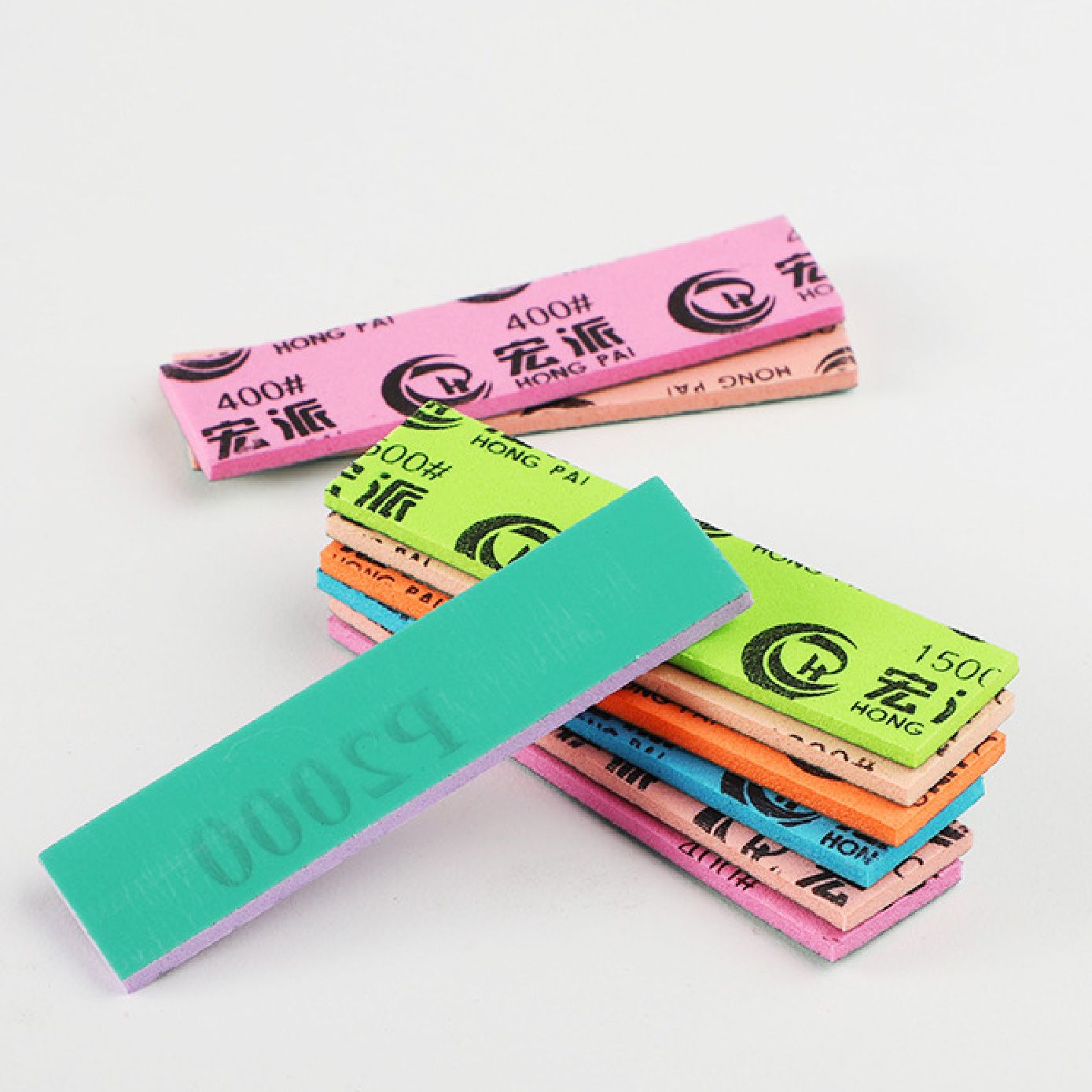 Set 9 miếng mút nhám đánh bóng mô hình cắt sẵn 3mm P400-P2000 PK448