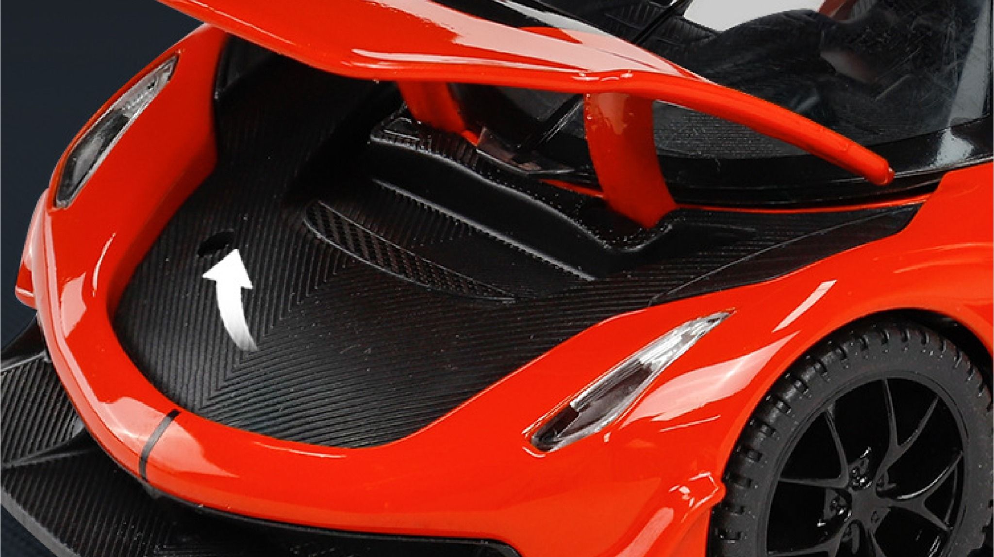 Mô hình xe Koenigsegg Jesko full open có đèn âm thanh tỉ lệ 1:32 Alloy model OT32044