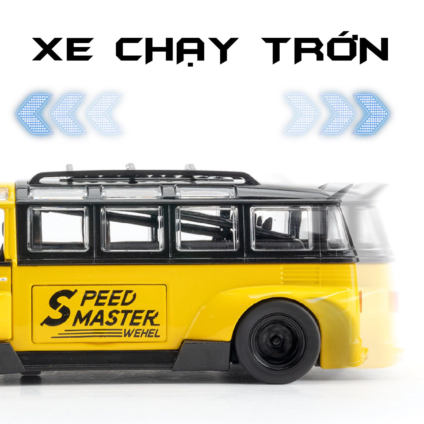 Mô hình xe VolkWagen T1 Bus Widebody tỉ lệ 1:32 Alloy Model OT465